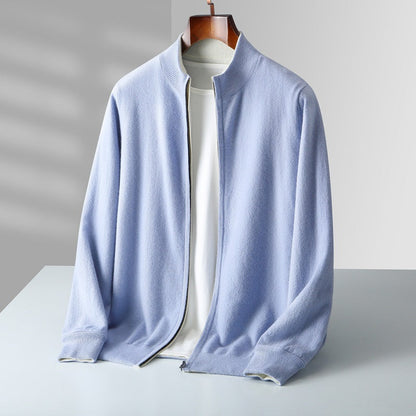 Seth™ | Zip Cashmere Stand Collar