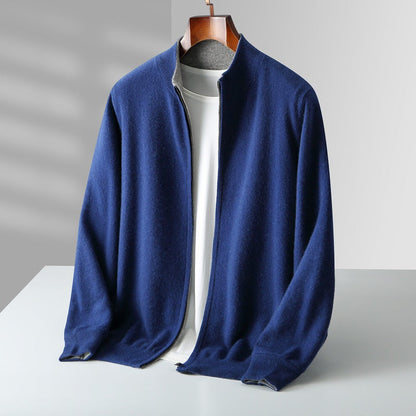 Seth™ | Zip Cashmere Stand Collar