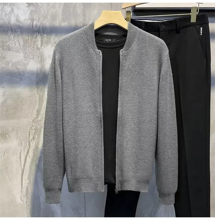 Logan™ | Vintage Knit Zip Cardigan