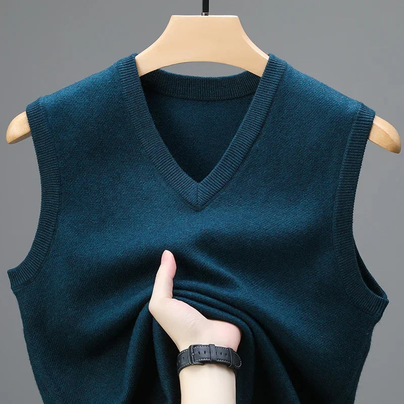 Caleb™ | Cashmere Blend Knit Vest