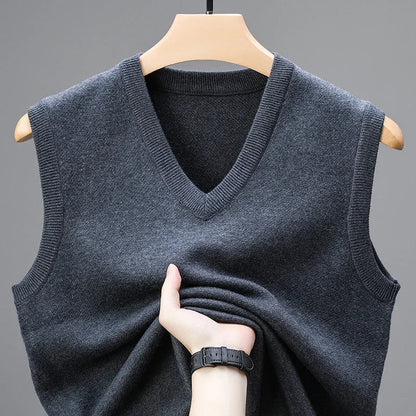 Caleb™ | Cashmere Blend Knit Vest