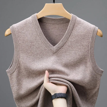 Caleb™ | Cashmere Blend Knit Vest