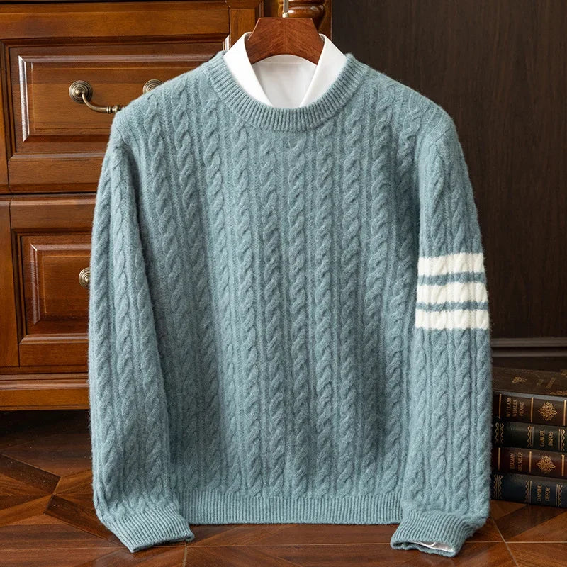 Felix™ | Cable Knit Wool Pullover