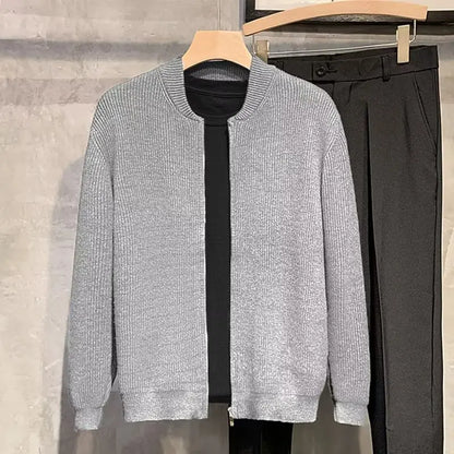 Logan™ | Vintage Knit Zip Cardigan