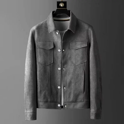 Northbound Suede Trucker Jacket