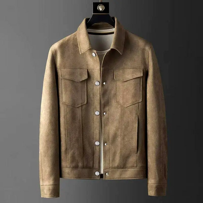 Northbound Suede Trucker Jacket