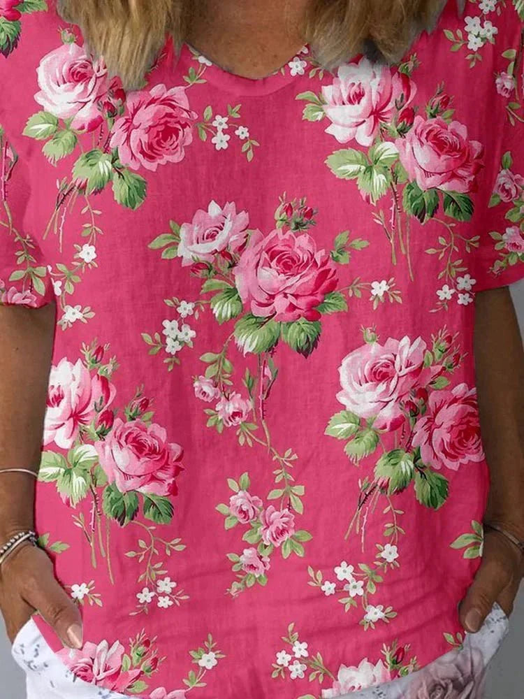 Lisa | Artistic Floral Shirt