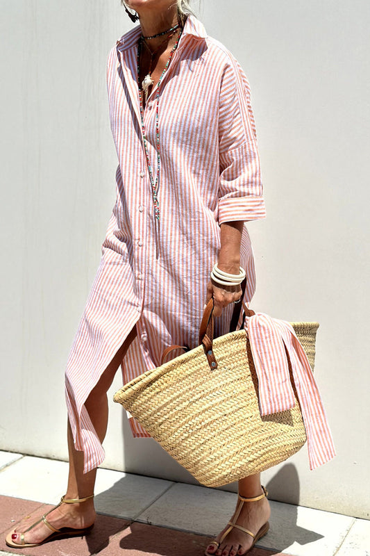 Sophia | The Must-Have Striped Shirt Dress