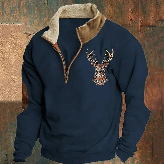 Jake Comfortable Zip-Up Pullover