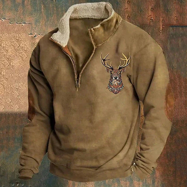 Jake Comfortable Zip-Up Pullover