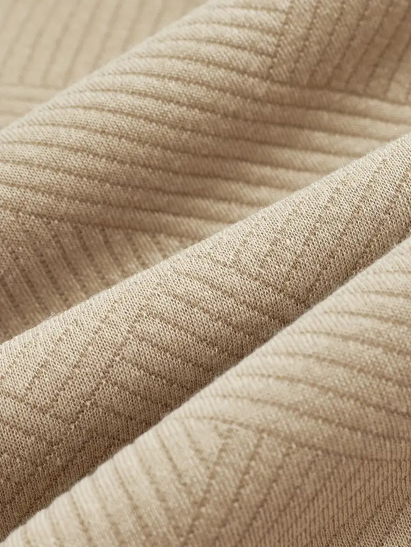 Oscar™ | Vintage Zip-Up Sweater with Geometric Design